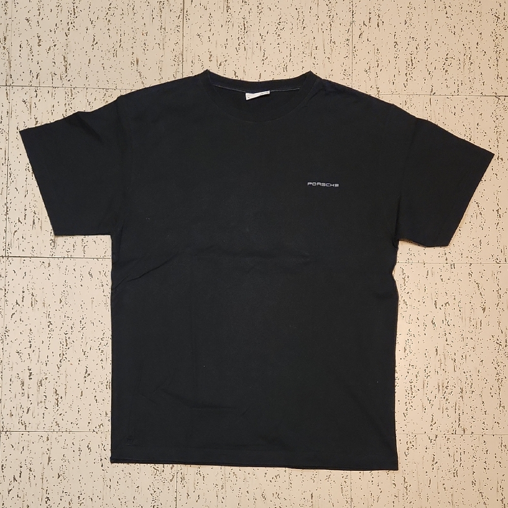 Porsche Design Drivers Selection Black Spellout Crewneck T-Shirt